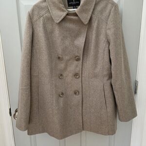 London Fog Women's Tan Peacoat